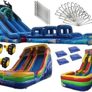 Commercial Water Slide Rental Business Starter Package – 3 High-Profit Slides + Full Setup Equipment